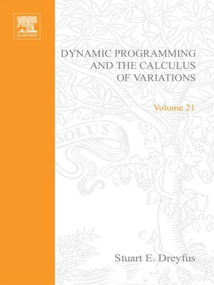 cover image of Dynamic Programming and the Calculus of Variations